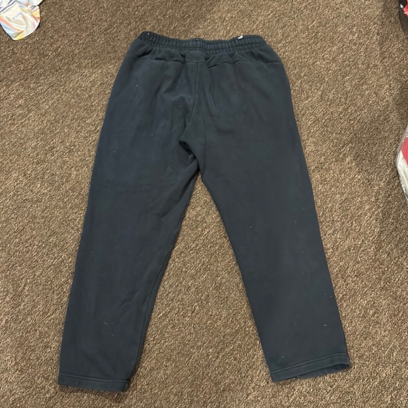 PUMA M joggers Sweatpants black bottoms track active casual warm soft pockets - Picture 4 of 5